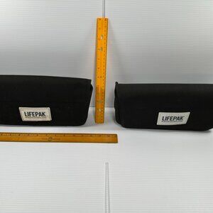 2 USED - Physio-Control Back Pouch EMPTY CASES P/N 3207827